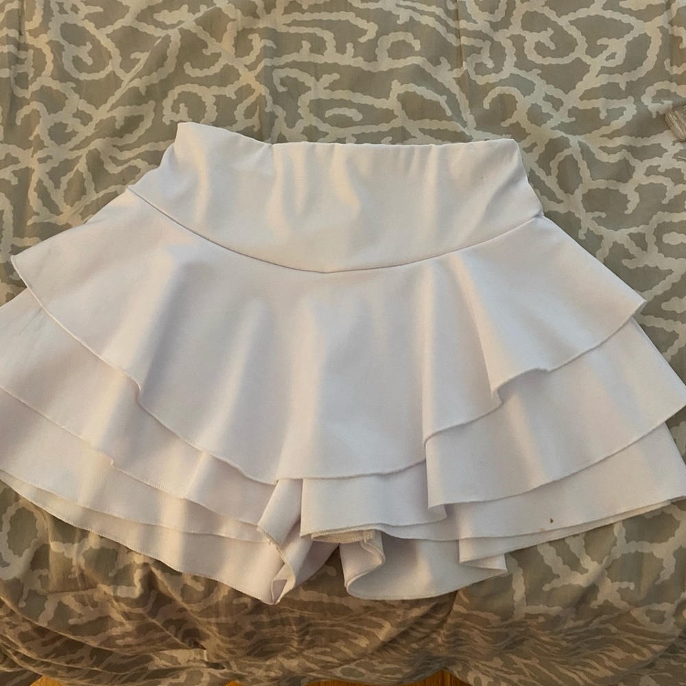 ruffle skort